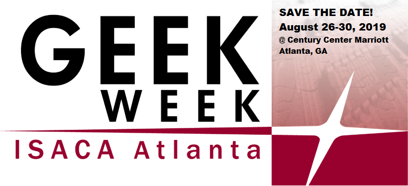 Keynote Speaker at ISACA Atlanta GeekWeek